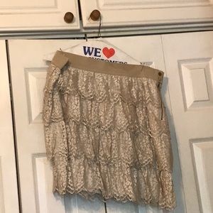 Ann Taylor lace skirt